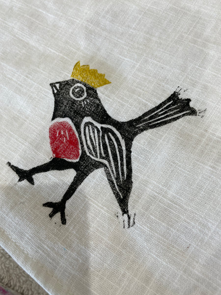 Linocut Linen Table Runner Printing (Hopeman) Saturday 29th November 2025