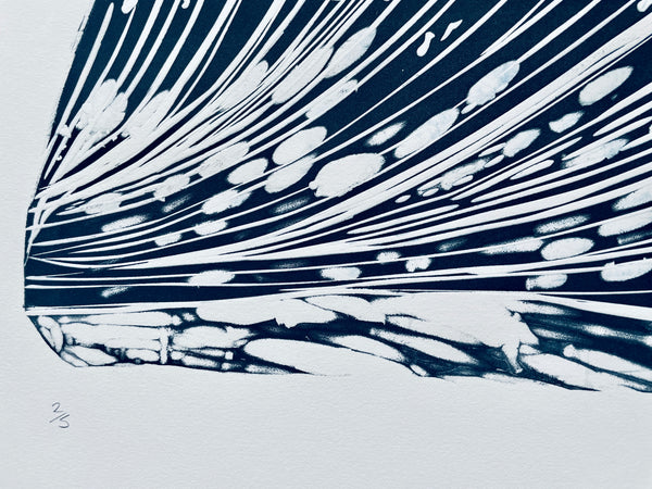 Wave I 60 x 90cm Limited Edition Lino Print