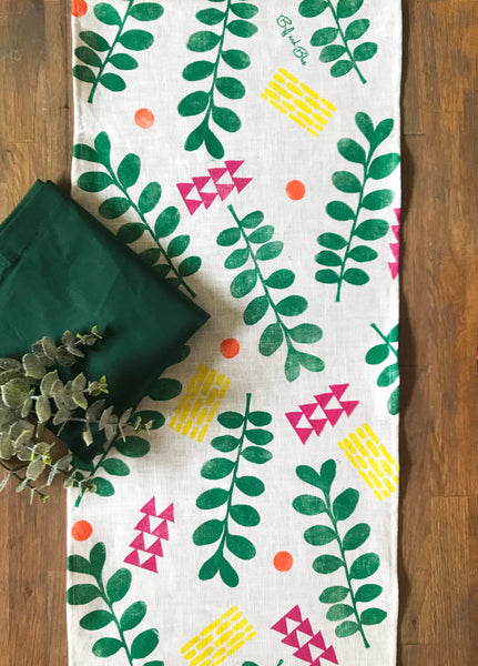 Colour Pop Linen Table Runner