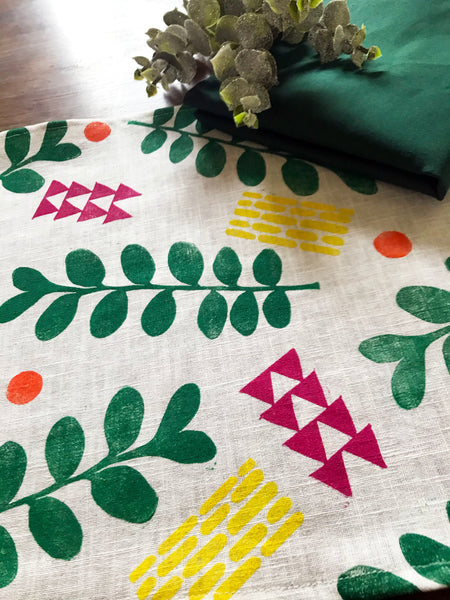 Colour Pop Linen Table Runner