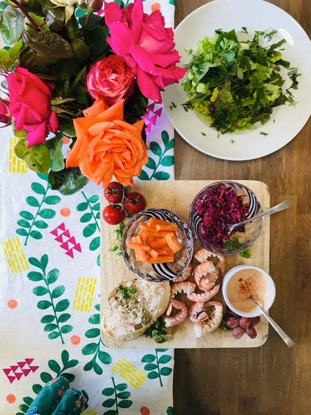 Colour Pop Linen Table Runner