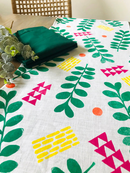 Colour Pop Linen Table Runner