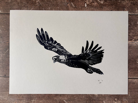 Joy Original Linocut Print