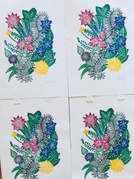 Summer Garden Print 29 x 42cm